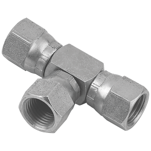 7/8 JIC SWIVEL FEMALE TEE 37 CONE