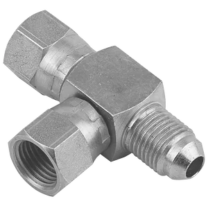8203-JIC SWIV M/F/F TEE 37 CONE