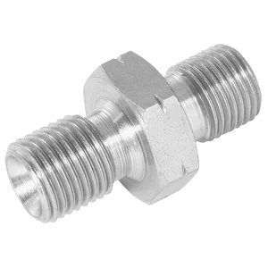 6511-BSP-METRIC-1.0 BSP X METRIC 1.0 PITCH MALE BSPP MALE STEEL