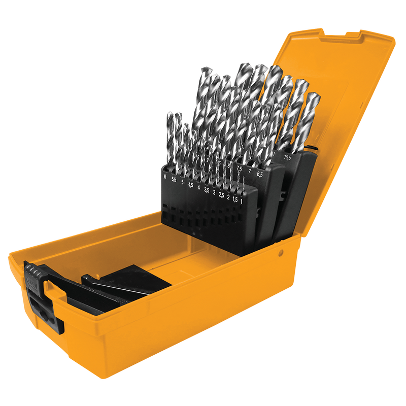 25 PCS HSS DRILL BIT SET