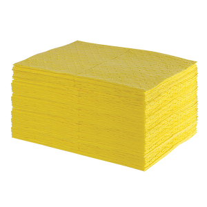YELLOW CHEMICAL SPILL PADS-100
