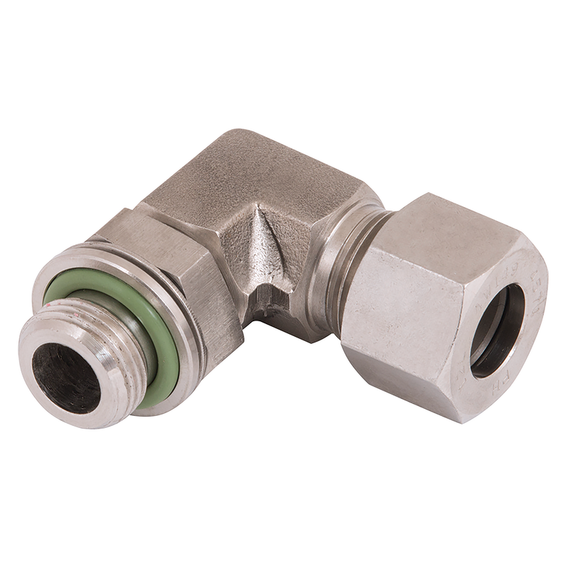 BSPP ADJ MALE ELBOW W/VITON