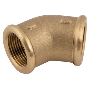 FXF BRASS 45 ELBOW