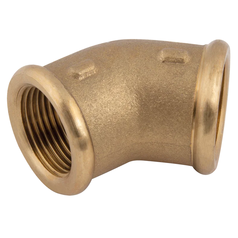 FXF BRASS 45 ELBOW