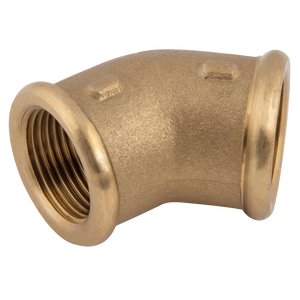 FXF BRASS 45 ELBOW