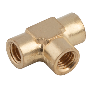 M5X0.8 FXFXF BRASS EQUAL TEE