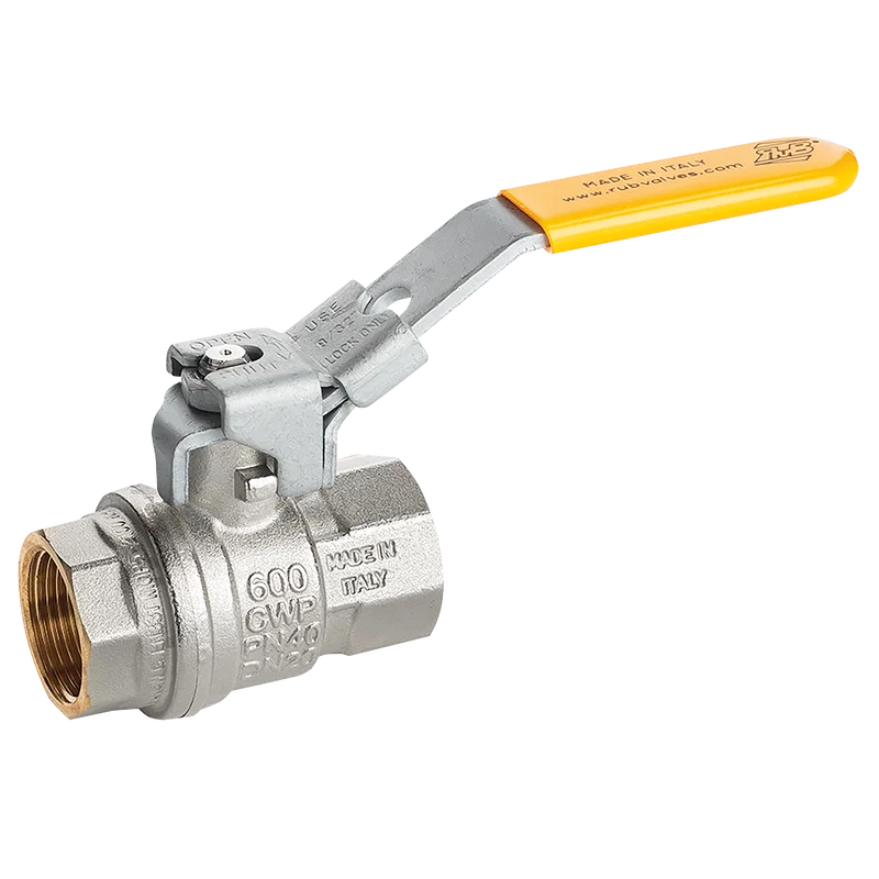 2 BSP GAS LOCKABLE BV LOCKABLE YEL