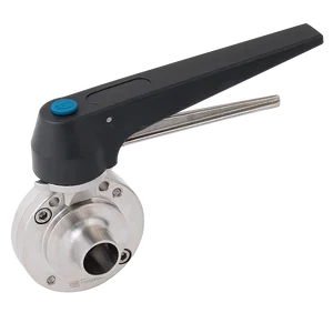 WELD END SANITARY BUTTERFLY VALVE