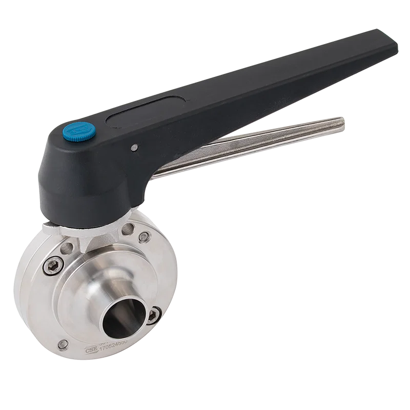WELD END SANITARY BUTTERFLY VALVE