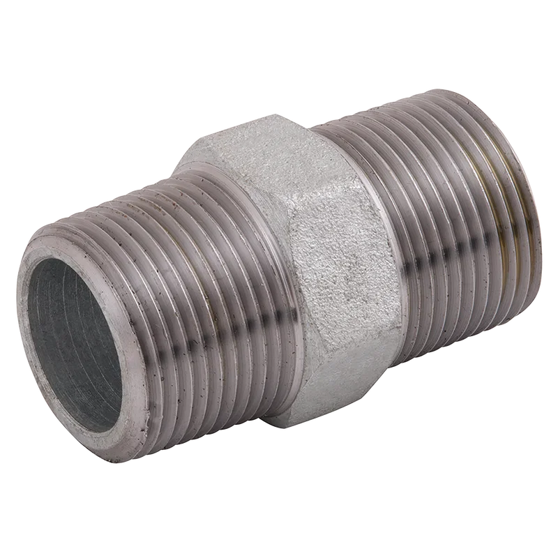 NPT MALE HEX NIPPLE 3K ANSI B16.11