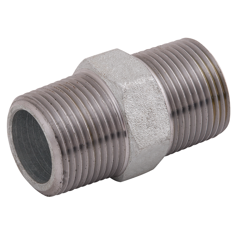 NPT MALE HEX NIPPLE 3K ANSI B16.11