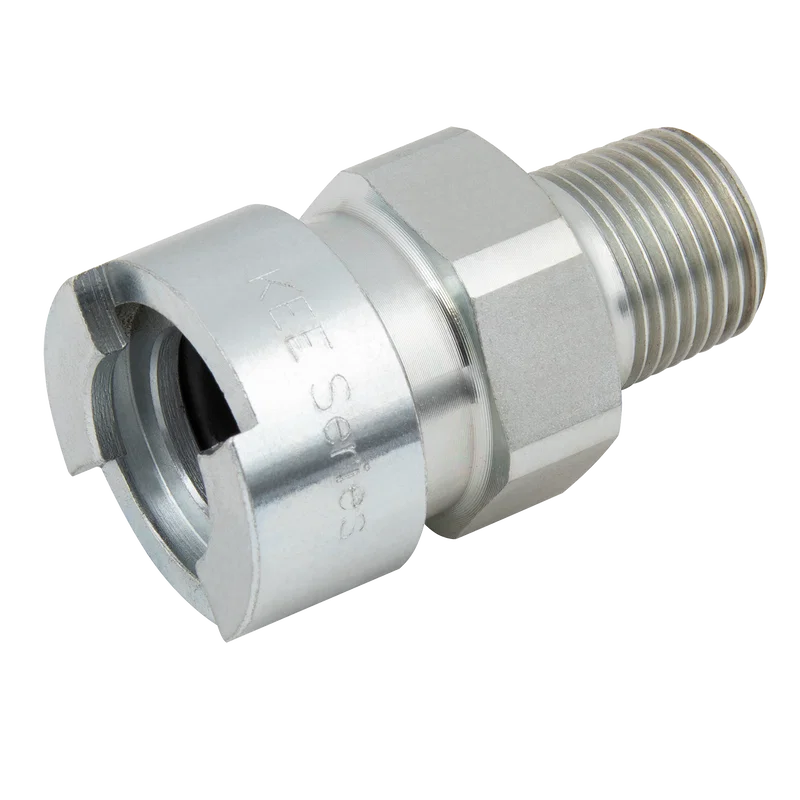 1 BSPT MALE STEEL COUPLER OF STYLE