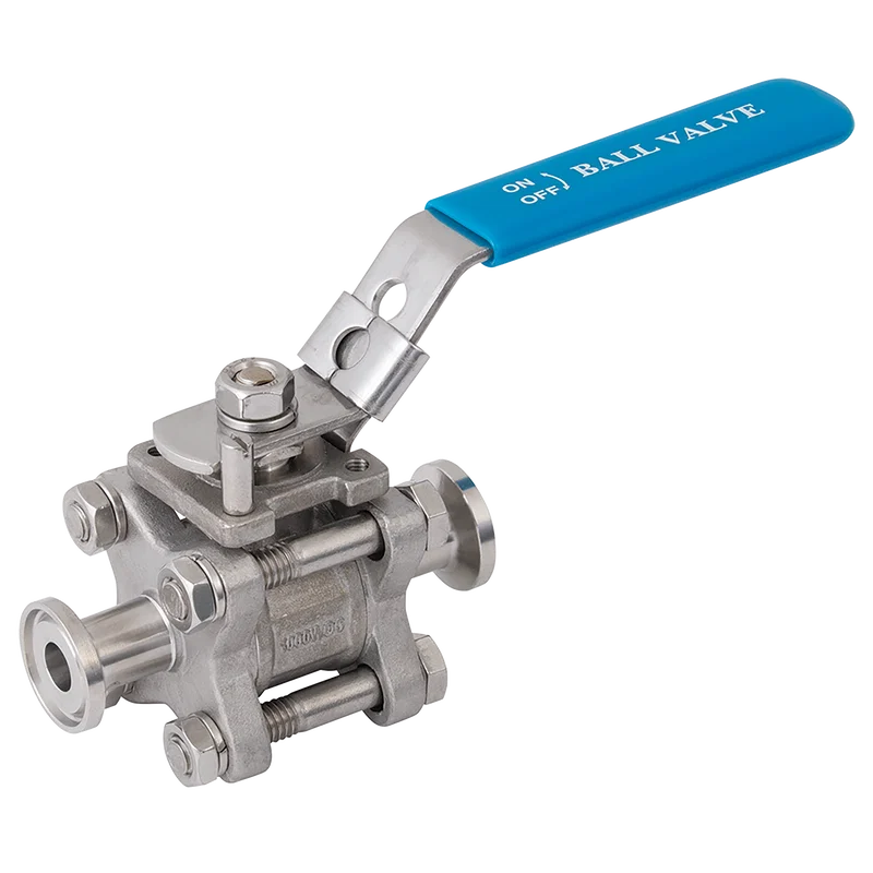 CLAMP END SANITARY BALL VALVE