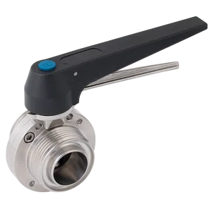 RJT MALE SANITARY BUTTERFLY VALVE