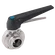 1 CLAMP END SANITARY BUTTERFLY VALVE
