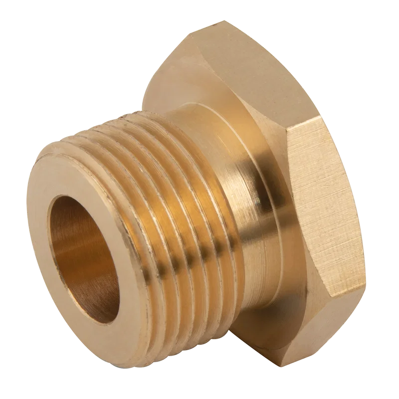 HOLLOW BRASS MALE PLUG