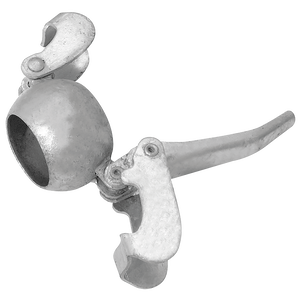 LEVER LOCK MALE END CAP C/W