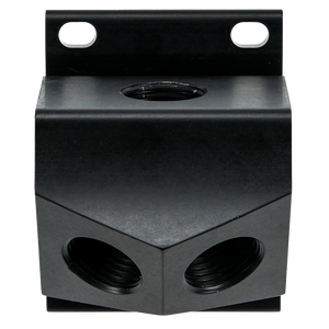 AL PORT BLOCK FEM1/2 INLET 2X1/2 OUTLETS