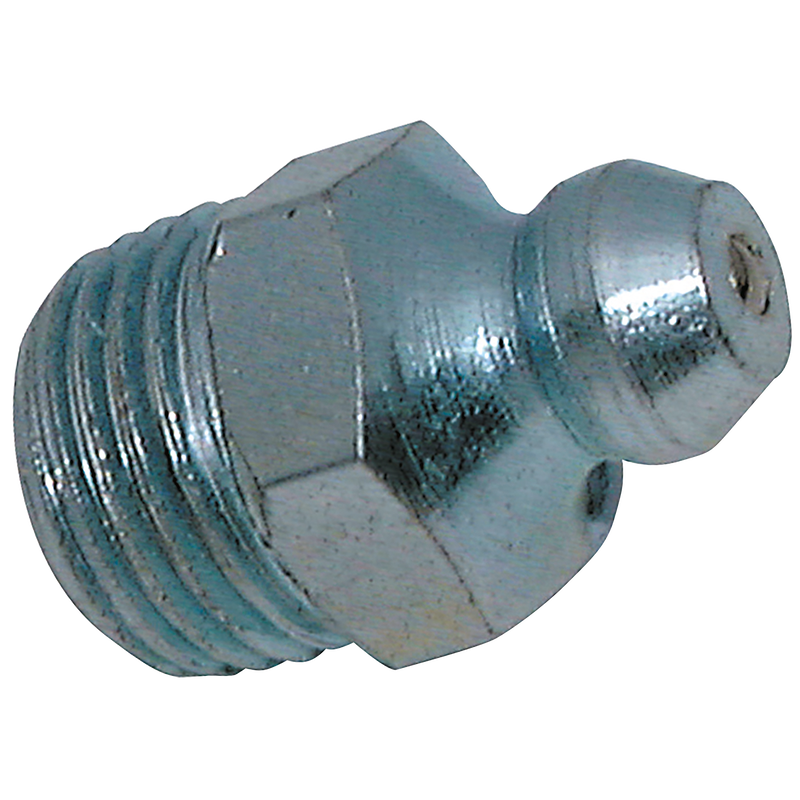 1/4 NPT STRAIGHT GREASENIPPLE - STEEL