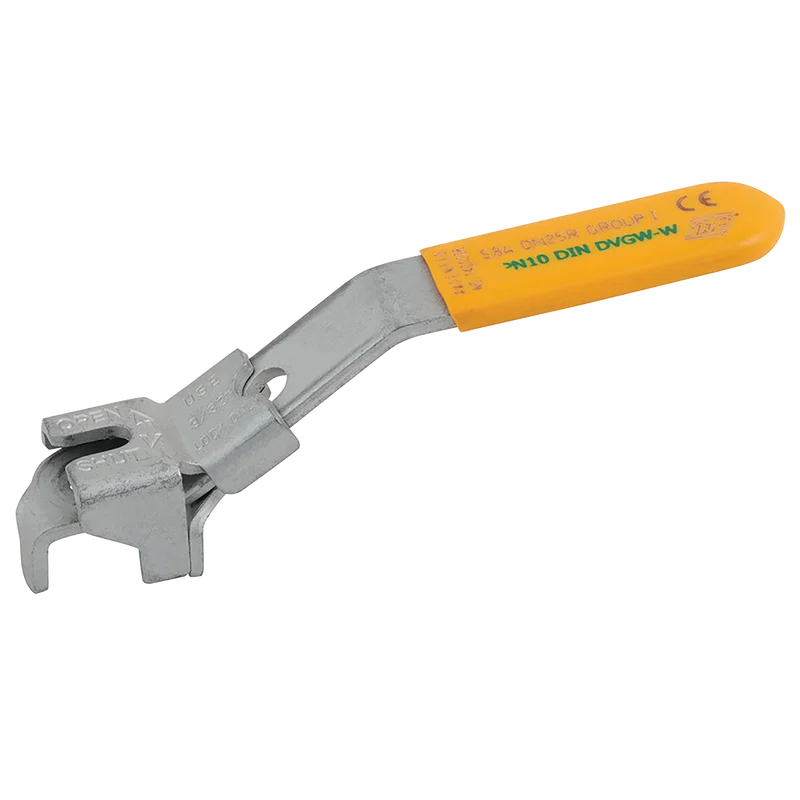 YELLOW LOCKING HDL RUB B/V