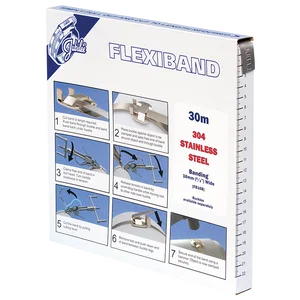 30 X FLEXIBAND 304SS BANDING