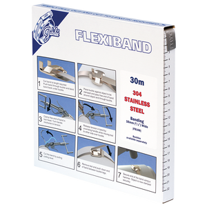 30 X FLEXIBAND 304SS BANDING