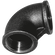 2.12 X 1 FEM BSPT 90  REDUCING ELB BLK