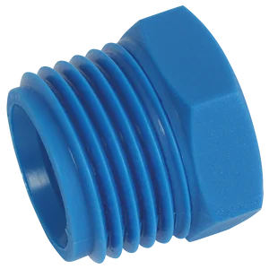 BSPT MALE BLANKING PLUG BLUE