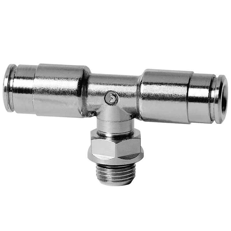 OD X 1/8BSPP SER 8000 M/STUD TEE