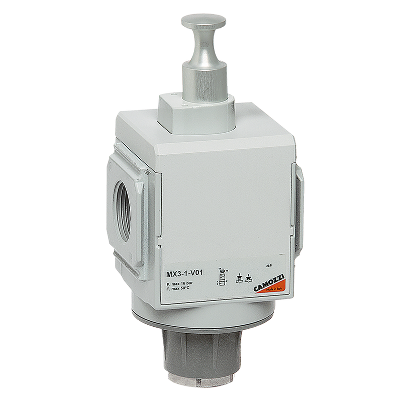 LOCK IS'N VALVE 3/2 VAL MAN MX3