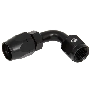236 HOSE END 90 DEG - 10 BLACK