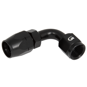 236 HOSE END 90 DEG - 10 BLACK