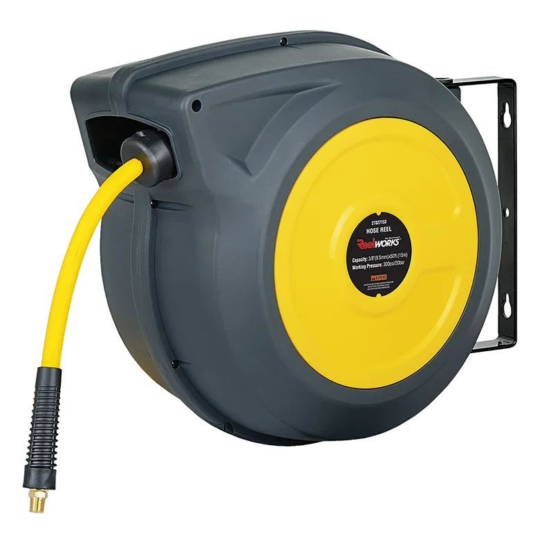 1/2 HOSE ID 15M AIR HI-VIS HOSE REEL