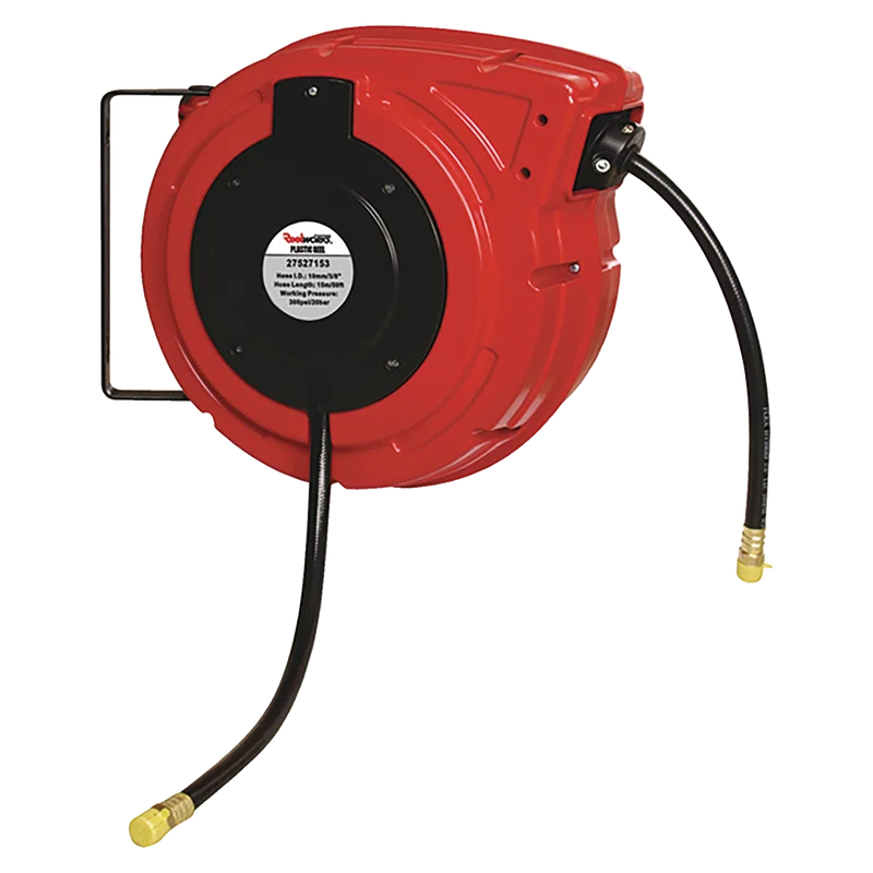 1/2 HOSE ID 15M AIR & WATER HOSE REEL