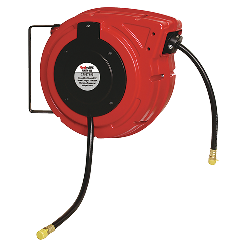 1/2 HOSE ID 15M AIR & WATER HOSE REEL