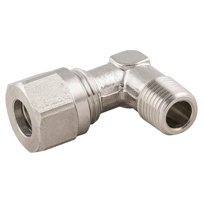 BSPT MALE STUD S/STEEL ELBOW