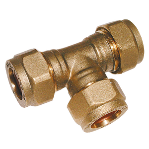OD EQUAL TEE BRASS