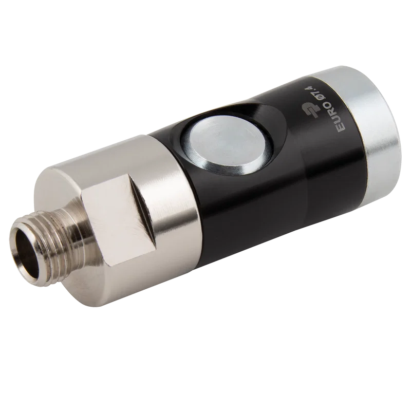 MALE BSPP PUSH BUTTON COUPLING EURO