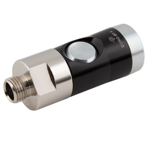 MALE BSPP PUSH BUTTON COUPLING EURO