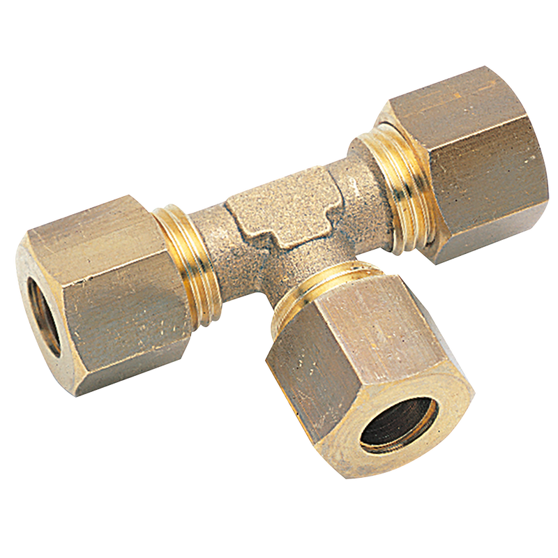 OD EQUAL BRASS TEE