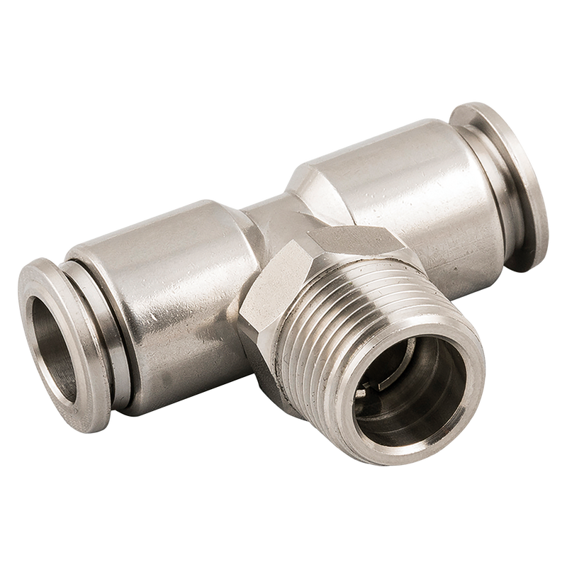 8MM OD X 1/4 BSPT MALE SW TEES 316