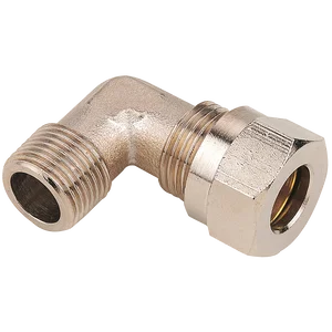 MALE STUD ELBOW PLATED