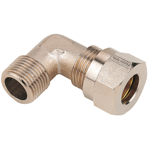 MALE STUD ELBOW PLATED