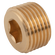 M8 X 1.0 MALE BRASS ALLEN KEY PLUG