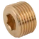 NPT 1/2  MALE BRASS ALLEN KEY PLUG
