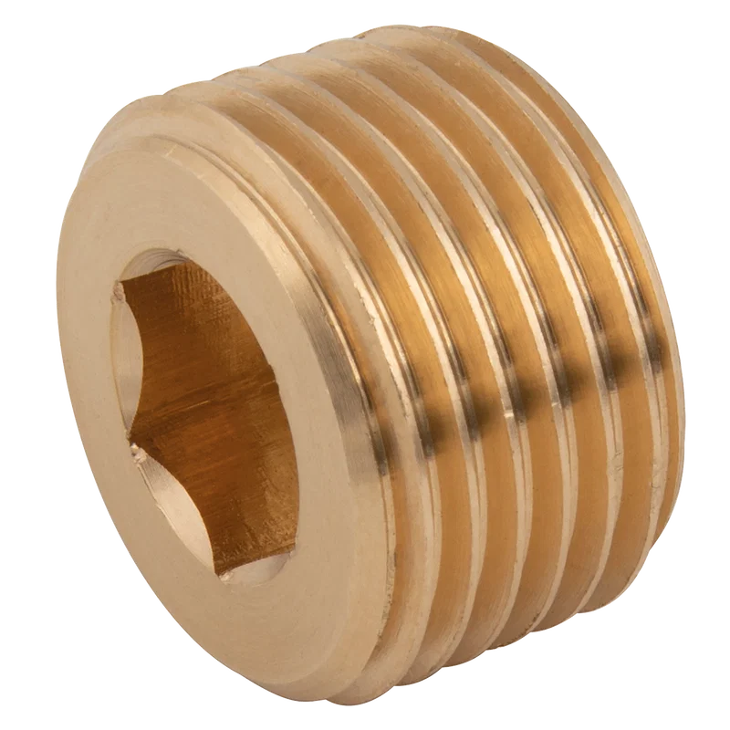 NPT MALE BRASS ALLEN KEY PLUG