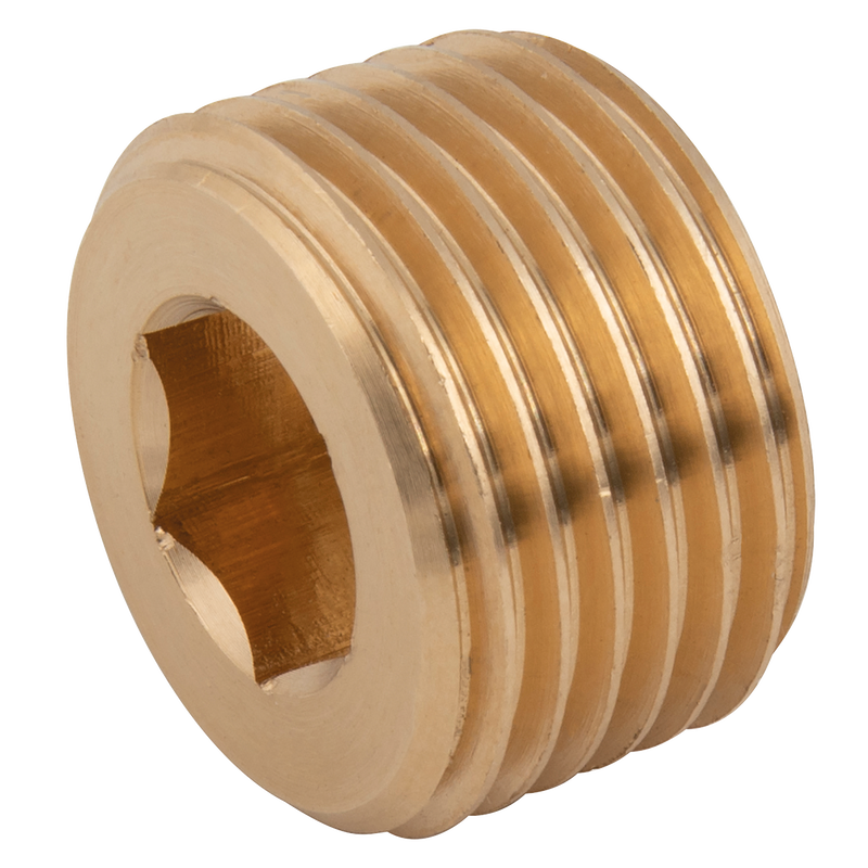 NPT MALE BRASS ALLEN KEY PLUG