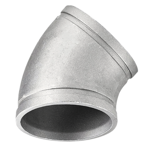 45  ALUMINIUM ELBOW WITH GROOVED ENDS