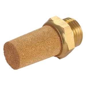MALE SILENCER MEDIUM BRASS