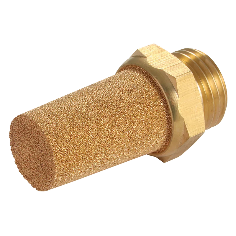 MALE SILENCER MEDIUM BRASS